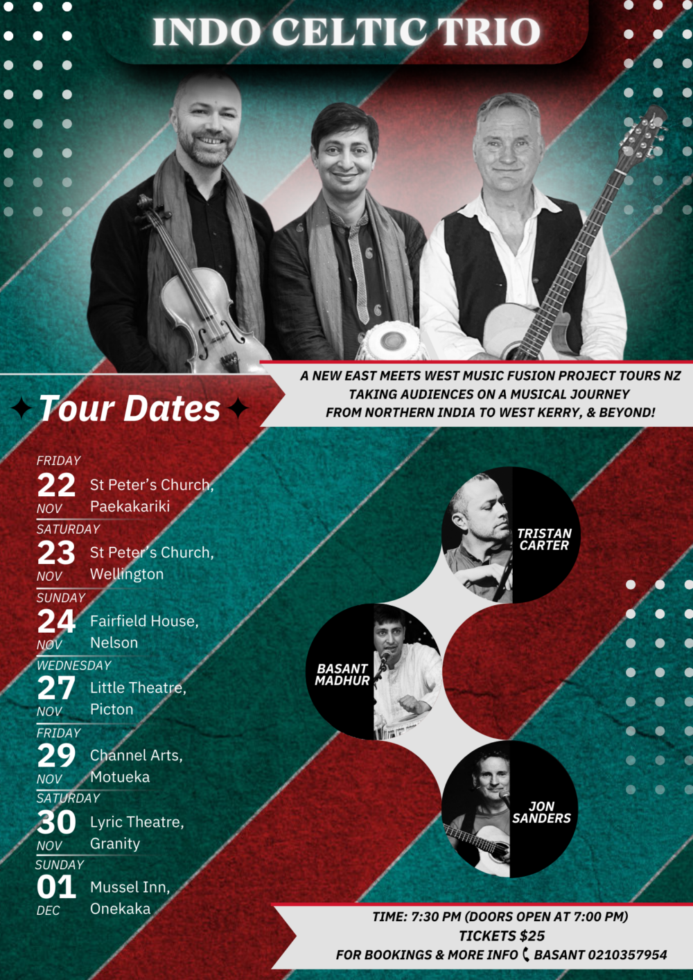 Indo Celtic Trio Tour